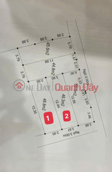 Owner needs to sell 2 adjacent plots of land in lane 100 Mai Do, Nhi Chau Ward, Hai Duong city | Vietnam | Sales, đ 1.26 Billion