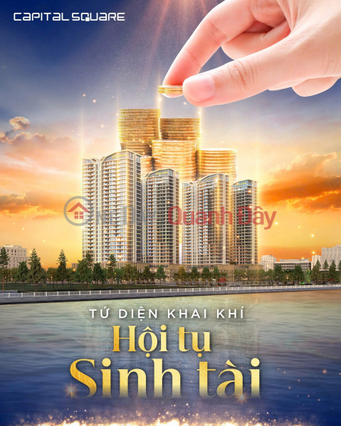 đ 4.1 Billion | 1 bedroom apartment for sale in Capital Square project - Danang city center
