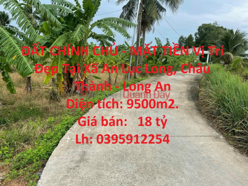 GENERAL LAND - FASHION Nice location In An Luc Long Commune, Chau Thanh - Long An Sales Listings