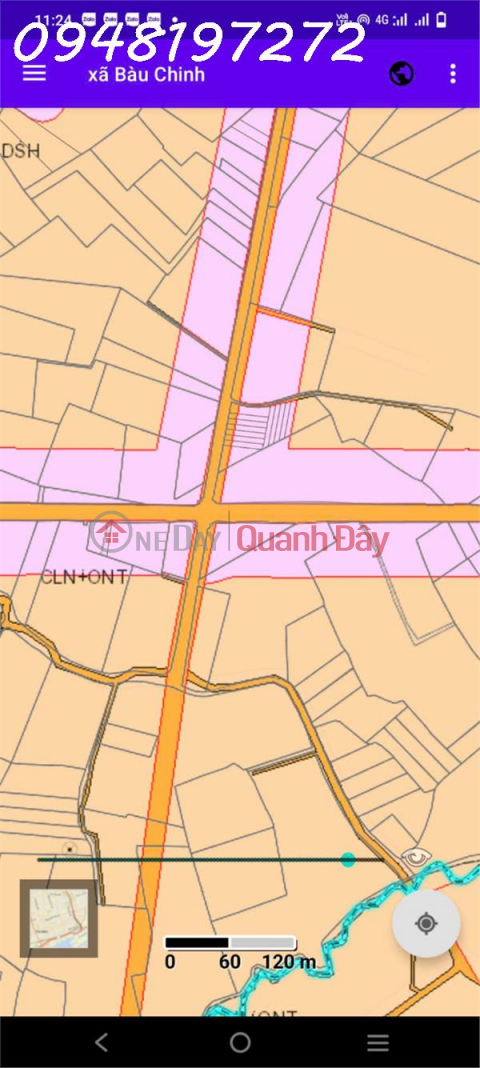 Siêu phẩm - Bán lô đất siêu đẹp Bàu Chinh, Châu Đức, Bà Rịa Vũng Tàu, DT 1505m2, giá 6,2tỷ _0