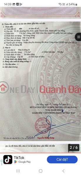 đ 13,5 tỷ | GIỮ ĐẤT ĐẸP – NHẬN DÒNG TIỀN 90TR/THÁNG CĂN HỘ DỊCH VỤ 30 PHÒNG – TT ĐÀ NẴNG