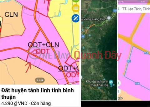 ĐẤT ĐẸP - GIÁ TỐT - Cần Bán Lô Đất Vị Trí Đẹp tại Thị Trấn Lạc Tánh Huyện Tánh Linh, Bình Thuận _0