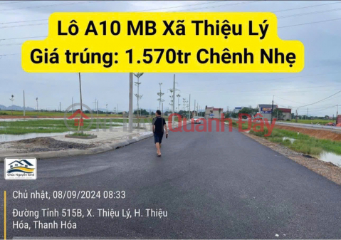 Mặt bằng đường Tỉnh Lộ 515B, xã Thiệu Lý, Thiệu Hoá, Thanh hóa. _0