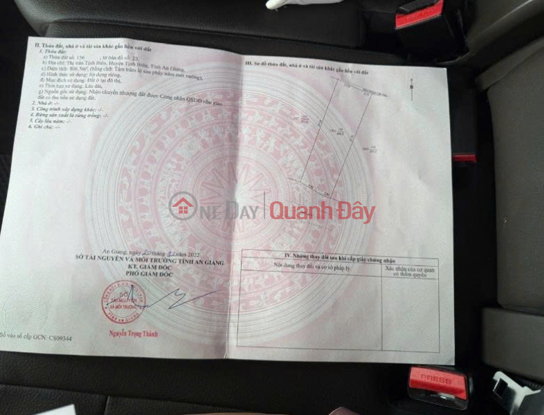 House and land for sale at National Highway 91, Tinh Bien town, Tinh Bien ward, An Giang Vietnam Sales, đ 23 Billion