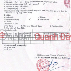 Chính Chủ Cần Bán Lô Đất Tặng Căn Nhà Cấp 4 Tại Khu 4, P.Tân Bình, Hải Dương _0