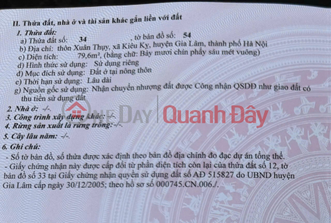 HOT HOT CẦN BÁN NHANH LÔ ĐẤT TIỀM NĂNG tại huyện Gia Lâm tô Hà Nội _0