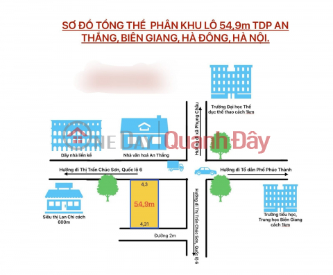 Cc gửi bán 55m2, 3.x tỷ, 2 mặt tiền, Đất trục chính kinh doanh, ô tô tại An Thắng, Biên Giang, Hà Đông, Hà Nội _0