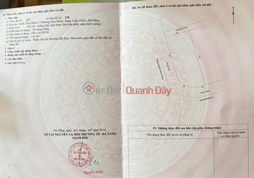 SIÊU PHẨM LÔ GÓC 2 MẶT TIỀN - NGUYỄN MINH KHÔNG & ĐÁ MỘC 5 Việt Nam Bán đ 6,5 tỷ