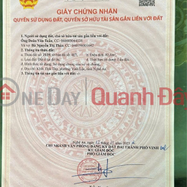 PRIME LAND – GOOD PRICE – OWNER SELLING Located at Le Viet Thuat Street, Nghi Thai Ward, Vinh City, Nghe An Province _0