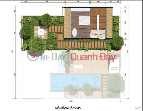 Bán biệt thự Đại Lải, Vĩnh Phúc - sổ đỏ lâu dài xây thô 300m2 view trực diện mặt hồ, có bể bơi _0