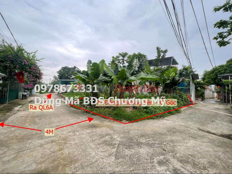 PRICE ONLY 1TY8 TO OWN A BEAUTIFUL LOT OF LAND IN DONG PHUONG YEN-CHUONG MY Sales Listings