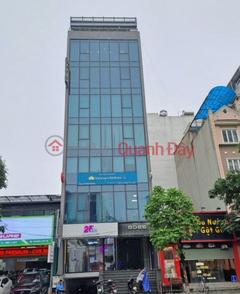 Tran Quoc Hoan street: 80m, 7 floors, Mt 5m, sidewalk, elevator, car. 20 billion. _0