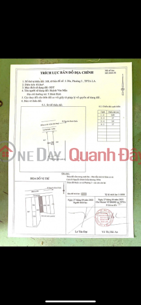 Property Search Vietnam | OneDay | Residential, Sales Listings BEAUTIFUL LAND - GOOD PRICE - OWNER SELLS HOUSE AND LAND AT 5\\/8 Cu Xa A Ward 3 - Tan An City - Long An