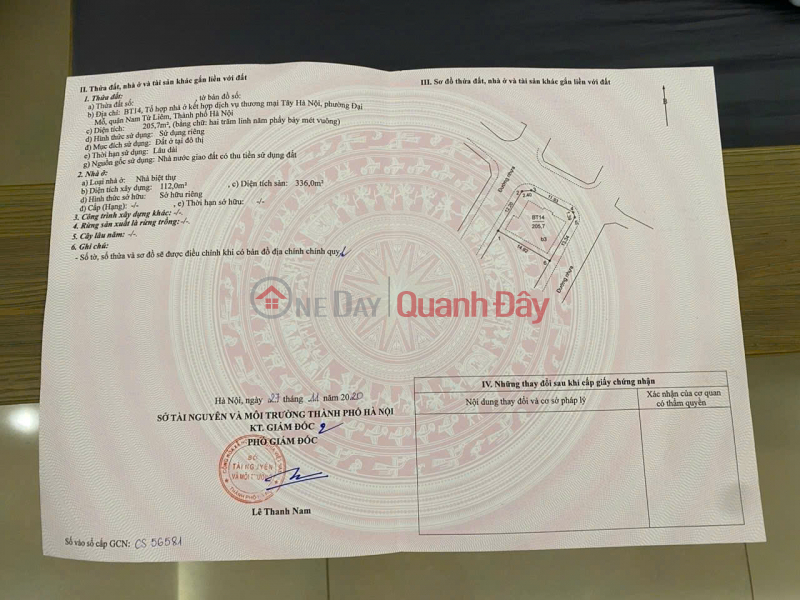 đ 65,2 tỷ, CHÍNH CHỦ BÁN biệt thự đơn lập 3 mặt phố đường Sa Đôi, trung tâm Nam Từ Liêm, Hà Nội