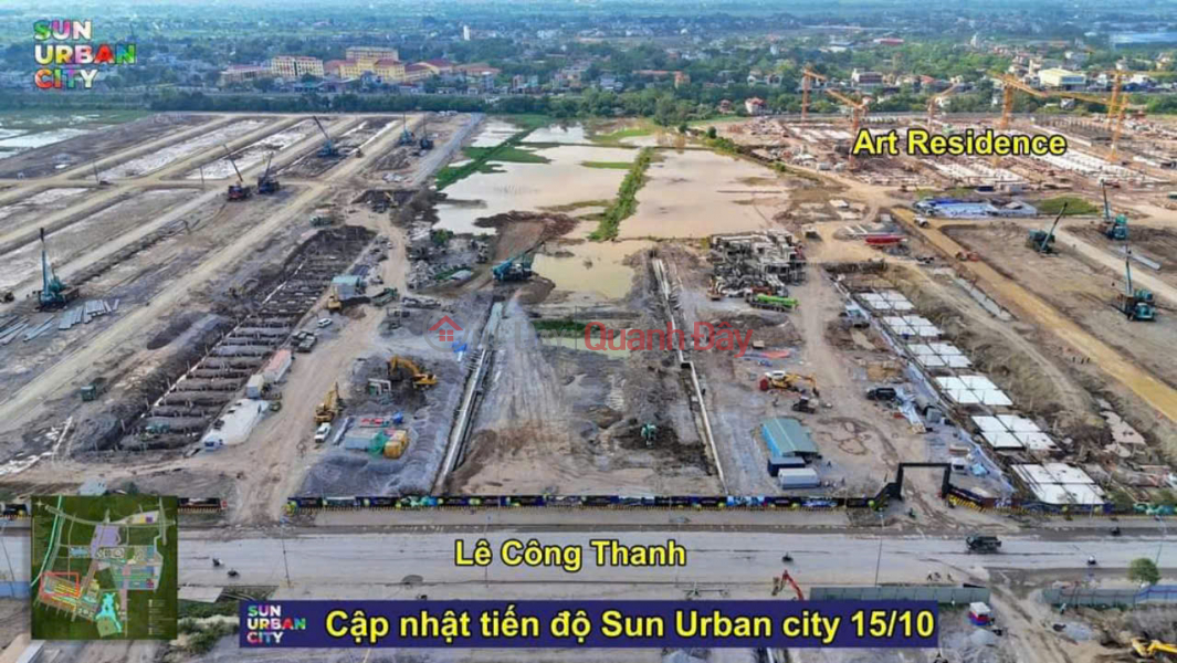 Property Search Vietnam | OneDay | Residential Sales Listings, Update on the progress of Sun Urban CITY Ha Nam project on October 16. Modern urban area. Suburban resort city