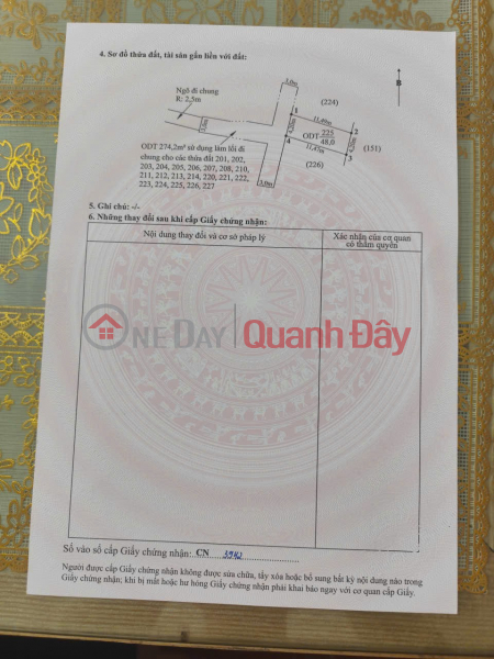Property Search Vietnam | OneDay | Residential | Sales Listings LAND IN HOA NGHIA, DUONG KINH – 48M2 – PRICE OVER 9XX MILLION VND – SMALL PLOT, EASY TO TRANSACT – ZALO 0567 222 555