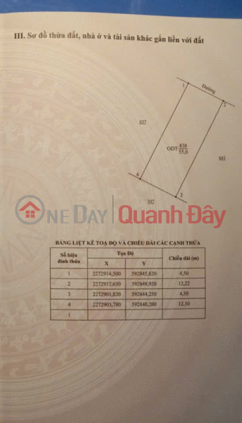 Bán đất thổ cư 55m2, MT 4.5m đường 21A, Lê Hồng Phong, Phủ Lý, Hà Nam. Sổ đỏ chính chủ, giá 1.2 tỷ. | Việt Nam Bán | đ 1,29 tỷ