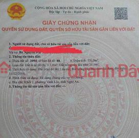 Land for sale in Hamlet 2, Nghi Phong, near the school and the commune office. _0