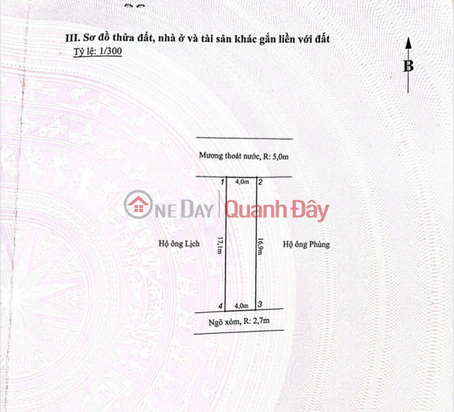 đ 1.07 Billion, 68m² Phong Cau – Dai Dong Rare land plot in a residential area near the center of Kien Thuy. ZALO 0567 222 555