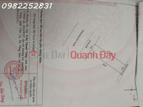 Owner urgently needs to sell land on Cao Hong Lan Street, Ngu Hanh Son District, area 100m2, price 5.1 billion VND. _0