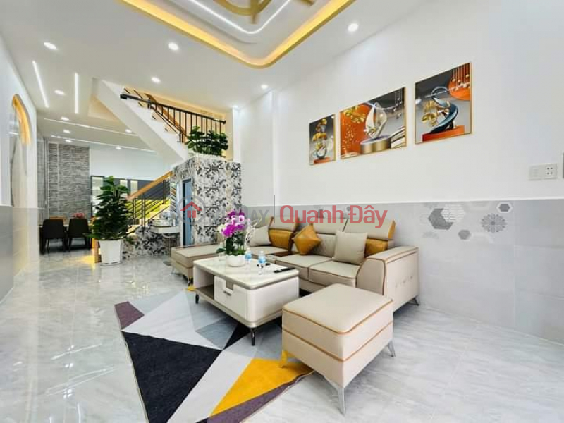 đ 7 Billion Super Beautiful New House - Bui Quang La - 4mx14m - 3 Floors - usable area 170m2 price 7 billion