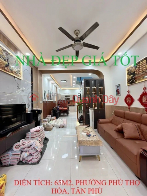 Bán nhà gần AEON Tân Phú, phường Phú Thọ Hòa, 65m2, nhỉnh 6 tỷ _0