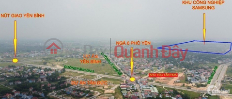 Urgent sale of land plot on Ly Nam De street opposite Tan Duc urban area 140m2 ful TC has a three-storey house on the land _0