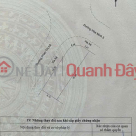 Đất 3 Lô liền kề 2 MT đường Phan Thị Nể & Hòa Minh 30 _0
