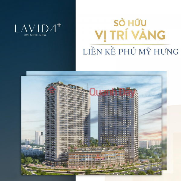 Property Search Vietnam | OneDay | Residential | Sales Listings Khai xuân đầu năm với giỏ hàng Chung cư Lavida Plus Quận 7 với căn 3PN nhà thô giá 3.55 tỷ