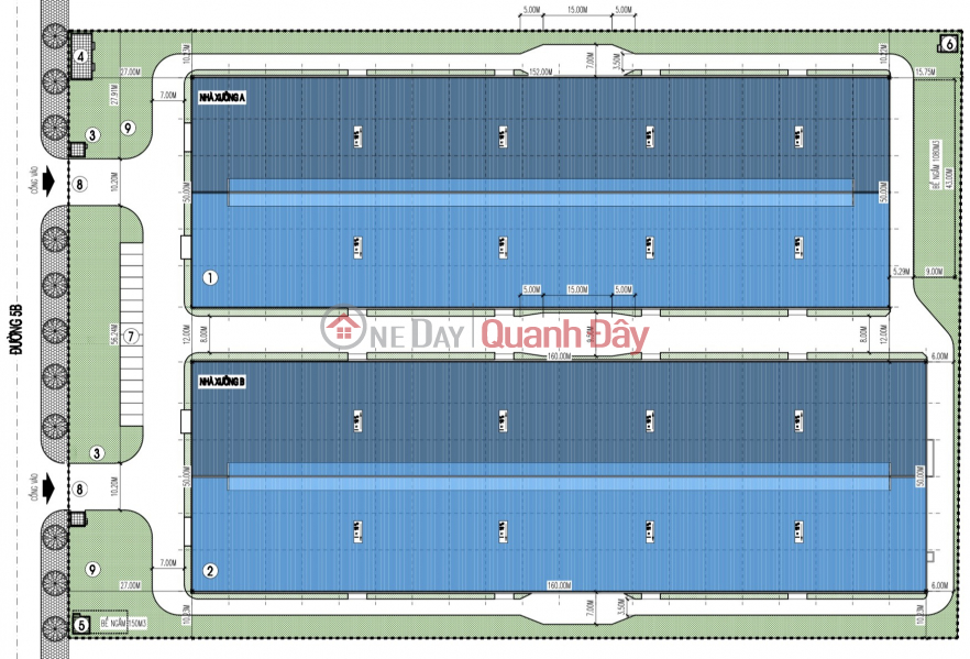 FOR LEASE 15,000mm NEW FACTORY, HAS WASTE WATER WASTE WATER EXPLORE, IN BAC NINH Industrial Park. Rental Listings