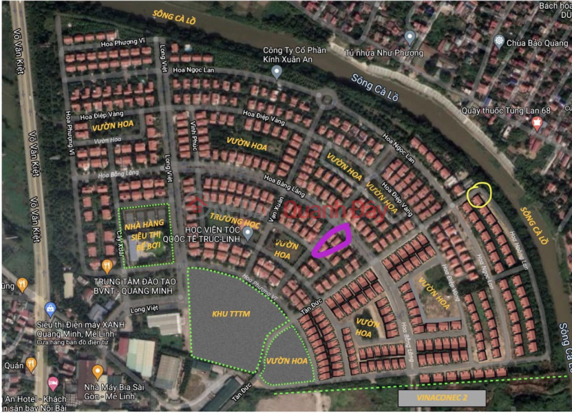 đ 20.9 Billion | Villa for sale in Long Viet urban area, Quang Minh Town, Me Linh, 230m2, 3 floors, 20.9 billion