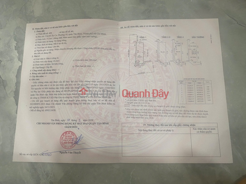 Property Search Vietnam | OneDay | Nhà ở, Niêm yết bán | MỚI LẤY VISA ĐI MỸ ĐÀNH BÁN NHÀ VỊ TRÍ ĐẸP 2 MẶT TIỀN Tại 536/45 ÂU CƠ, Phường 10 , TÂN BÌNH