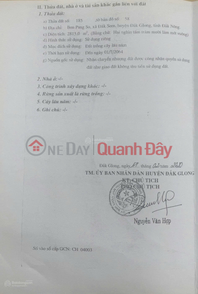 Siêu phẩm đất tà đùng 3.500m2 thích hợp kinh doanh nhà hàng, khách sạn, giá 13 tỷ, Việt Nam, Bán | đ 13 tỷ