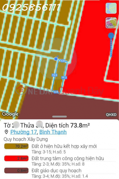 đ 12,5 tỷ, Bán nhà cô chủ 60 tuổi, hẻm ô tô giáp Quận 1 Nguyễn Cửu Vân 72 m hơn 10 tỷ