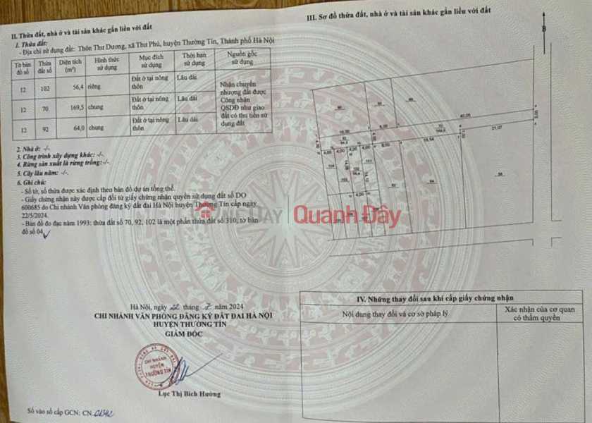 Property Search Vietnam | OneDay | Residential, Sales Listings | PRIME LAND - SPECIAL PRICE - OWNER SELLING QUICKLY - PLOT OF LAND IN THUONG TIN DISTRICT, HANOI CITY