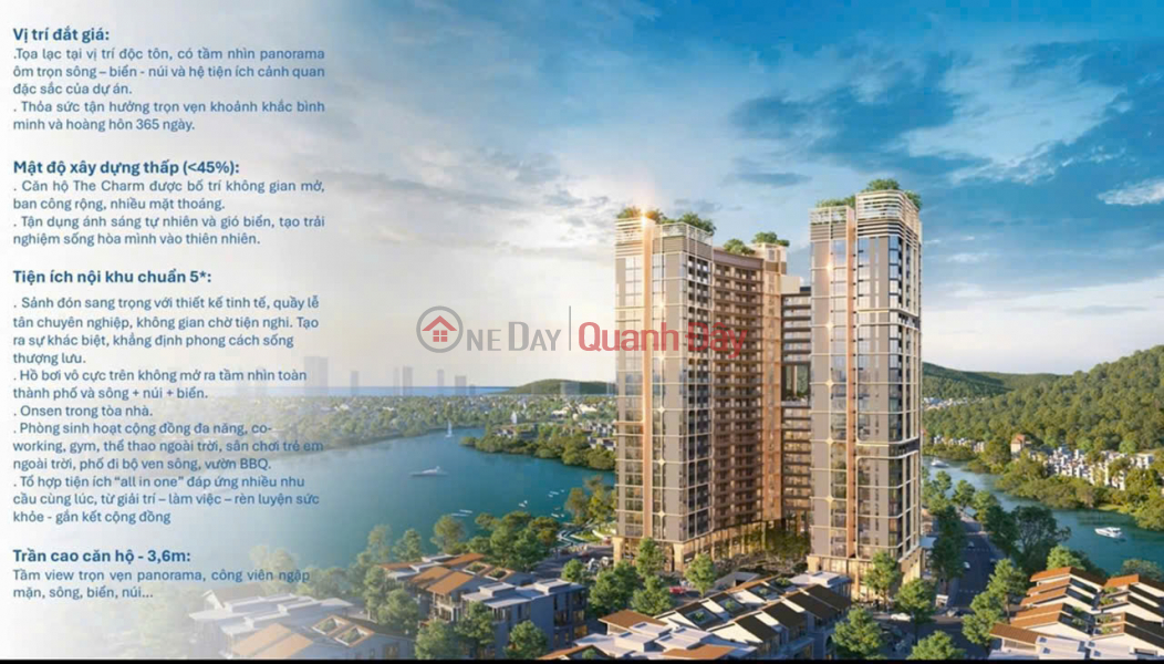 Apartment CC04 is a luxury apartment in the Charmora City Nha Trang project developed by Sun Group. Sales Listings