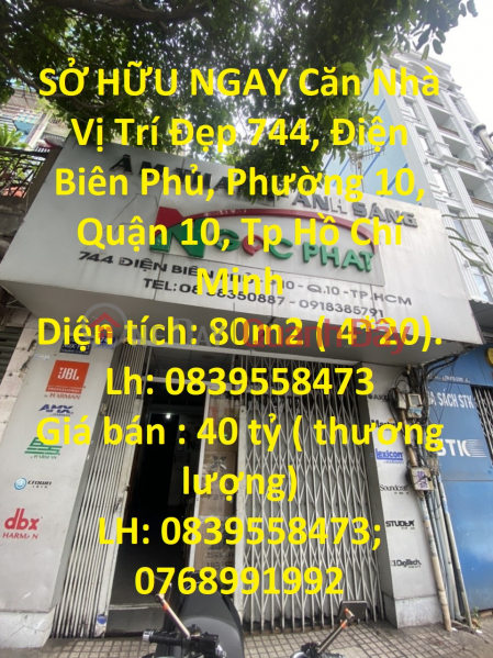 SỞ HỮU NGAY Căn Nhà Vị Trí Đẹp Gần Vòng Xoay Ngã 7, Gần Chợ Bàn Cờ, Chợ Hồ Thị Kỷ Niêm yết bán