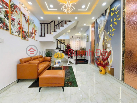 House for sale on Phan Huy Ich, modern design, 2 bedrooms, near Emart, over 3 billion _0