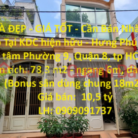 BEAUTIFUL HOUSE - GOOD PRICE - House For Sale Nice Location In the center of Ward 9, District 8, HCMC _0