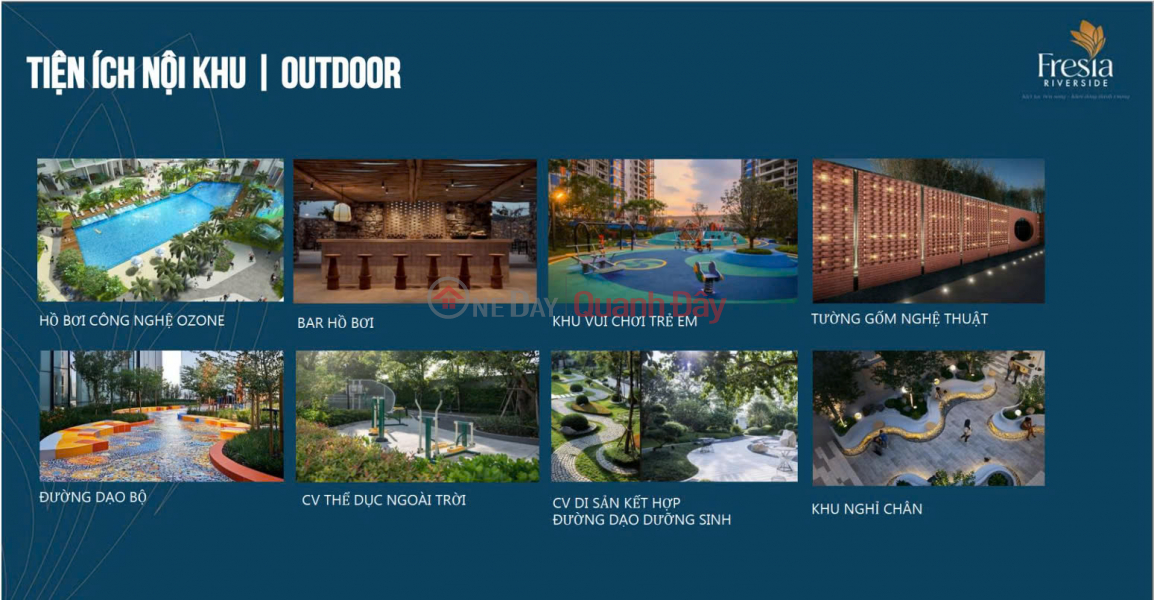 Property Search Vietnam | OneDay | Nhà ở | Niêm yết bán Rổ hàng 30 xuất nội bộ, chính sách CĐT gía F0 căn hộ Fresia Riverside Tân Vạn - Biên Hòa