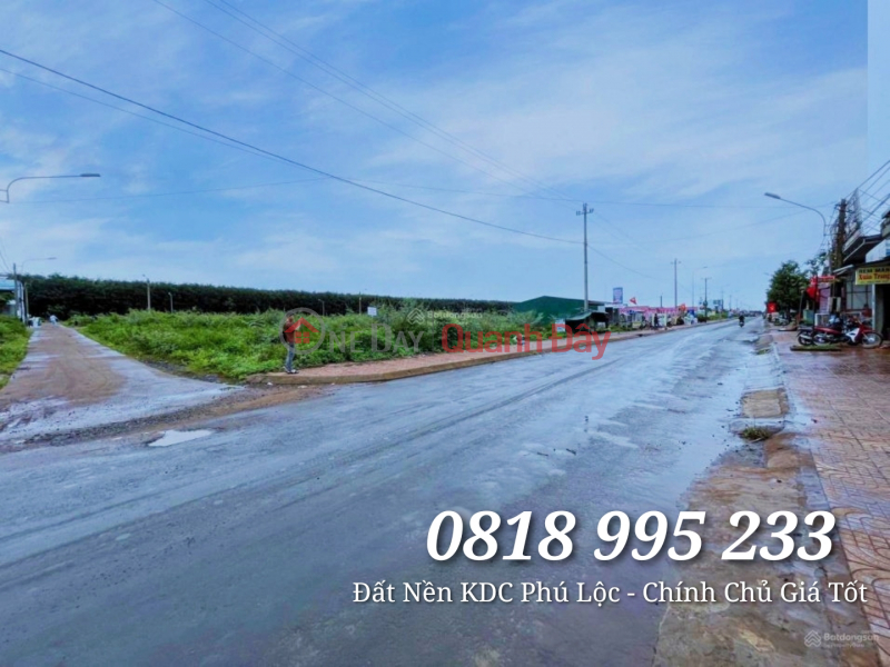 Chính Chủ Bán Gấp Lô Mặt Tiền Đường 22m KDC Phú Lộc - Đak Lak Niêm yết bán