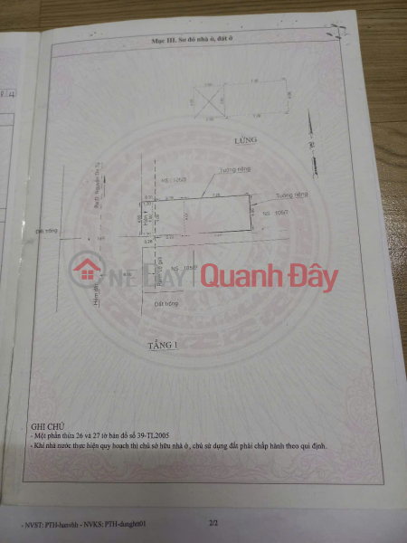 Property Search Vietnam | OneDay | Residential, Sales Listings, HOT HOT - PRIME LOCATION - Owner selling house at 1\\/ alley 105, Nguyen Thi Tu Street, Binh Hung Hoa B Ward