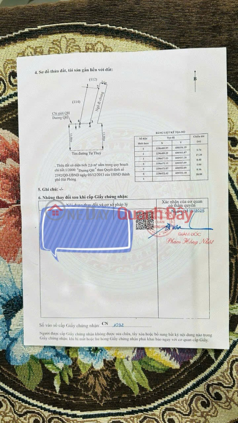 Lô góc hiếm – giá 3,x tỷ – mặt đường 402 Tư Thuỷ, kinh doanh đẹp ZALO 0567 222 555 _0