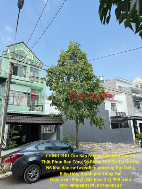 CHÍNH CHỦ Cần Bán Nhanh Căn Nhà Lầu Đổ Thật Phun Ban Công Sổ Riêng Thổ Cư Tại Biên Hòa, TP Đồng Nai _0