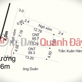 Goods F0 cut and sold 59.3m2 on 2-CAR street avoiding each other at Chuc Son Center. - Area: 59.3m - 2-car bypass - _0