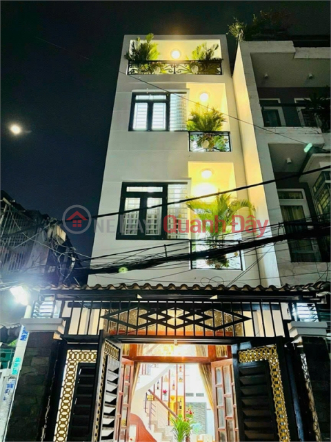 Beautiful house 52m2, 4 floors, 6m alley Phan Huy Ich, Ward 12, Go Vap, right next to Emart 2 _0