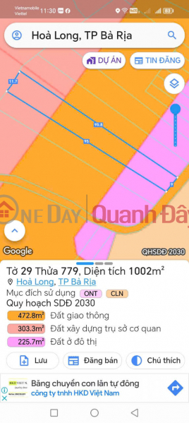 Property Search Vietnam | OneDay | Residential Sales Listings, BEAUTIFUL LAND WITH RED BOOK OWNER 1002 m2 Road 19 - Hoa Long Commune - Ba Ria City - Vung Tau Province