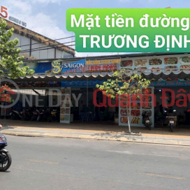 Land lot for sale on Truong Dinh Street, super nice location, 5m x 20m investment price _0