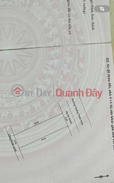 BÁN LÔ ĐẤT ĐẸP KHU TĐC TÂN TRÀ ĐÀ NẴNG – GIÁ CHỈ 3,9 TỶ Niêm yết bán