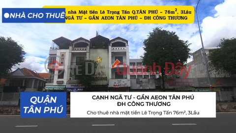 House for rent on Le Trong Tan street frontage, 76m², 3 floors - NEXT TO THE CROSSROAD - NEAR AEON _0